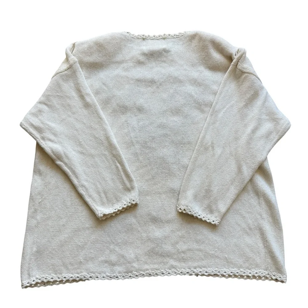 VTG! Jacque & KoKo Women's Floral Embroidered Pullover Sweater Grandmacore 26/28